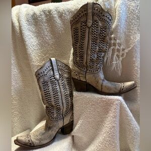 Corral Vintage Braided Leather Cowboy Boot